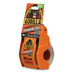 Gorilla Heavy Duty Tough and Wide Packaging Tape with Dispenser, 2.88" x 35 yds, Clear (6045002)