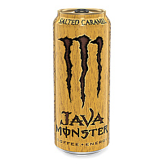 Java Monster Cold Brew Coffee, Salted Caramel, 15 oz Can, 12/Pack (070847024026)