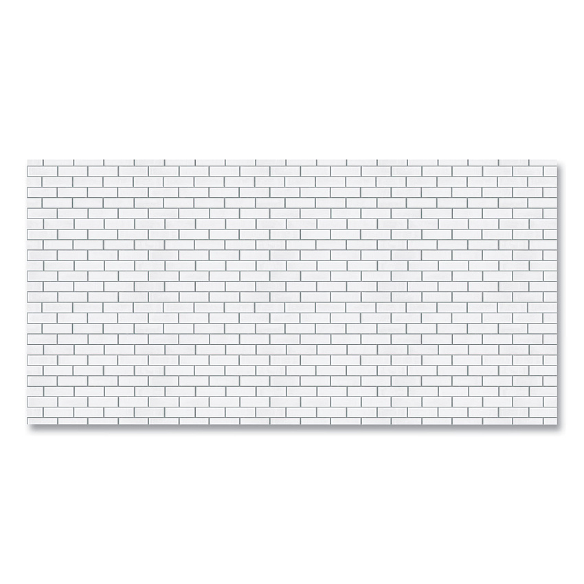 Pacon Fadeless Paper Roll, 50 lb Bond Weight, 48 x 50 ft, White Subway Tile (57505)