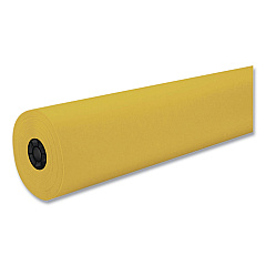 Pacon Decorol Flame Retardant Art Rolls, 40 lb Cover Weight, 36 x 1,000 ft, Gold (101211)