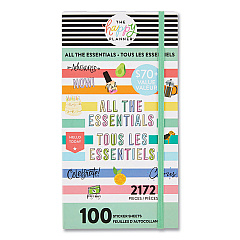 The Happy Planner All the Essentials Mega Value Pack Stickers, Productivity Theme, 2,172 Stickers (SP1H100005)
