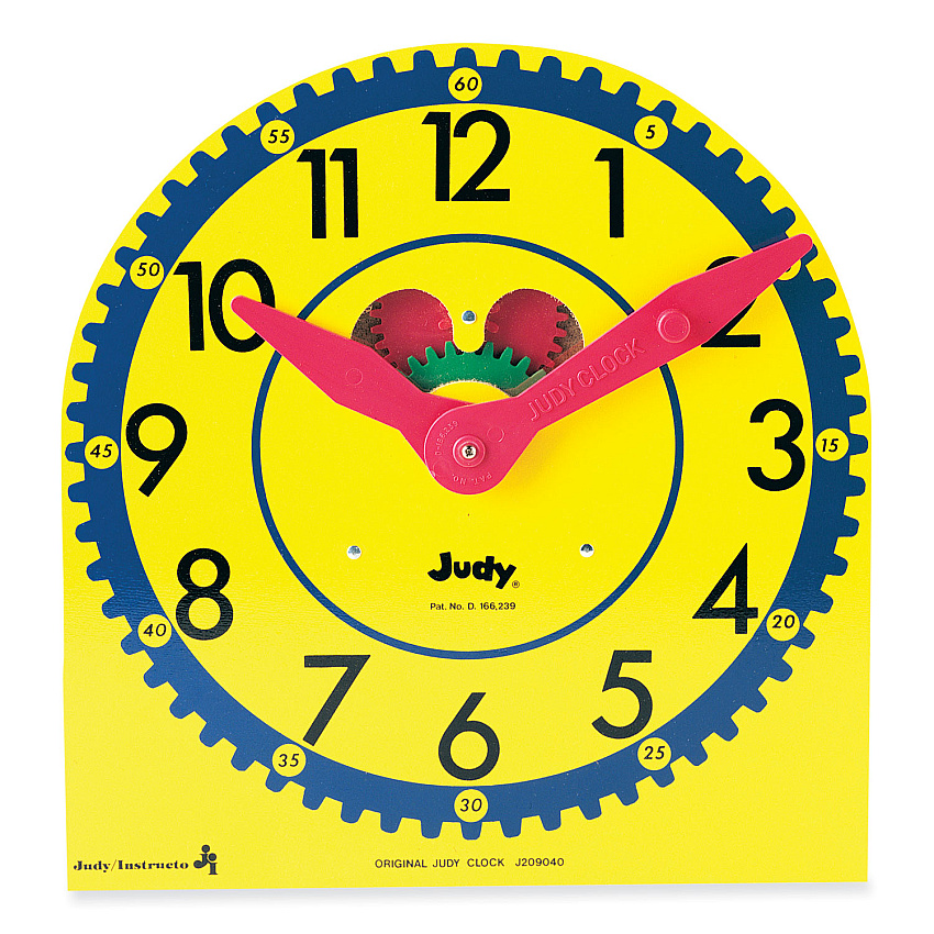 Carson-Dellosa Large Judy Clock, Ages 5 to 9 (0768223199)