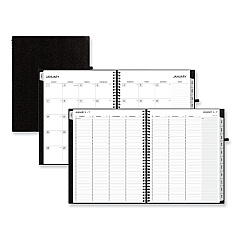 Blue Sky Aligned Weekly/Monthly Appointment Planner, 11 x 8.5, Black Cover, 12-Month (Jan to Dec): 2024 (143590)