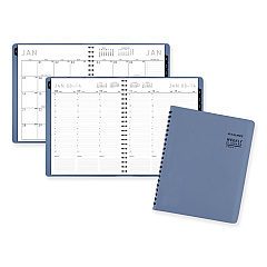 AT-A-GLANCE Contemporary Weekly/Monthly Planner, 11.38 x 9, Slate Blue Cover, 12-Month (Jan to Dec): 2025 (70940X20)