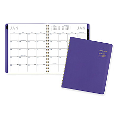 AT-A-GLANCE Contemporary Monthly Planner, 11.38 x 9.63, Purple Cover, 12-Month (Jan to Dec): 2025 (70250X14)