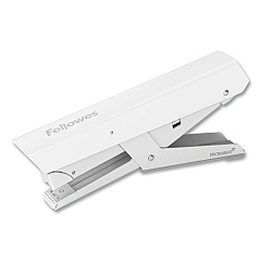 Fellowes LX890 Handheld Plier Stapler, 40-Sheet Capacity, 0.25"; 0.31" Staples, White (5014701)