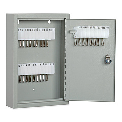 AbilityOne 7125001328973 SKILCRAFT Locking Key Cabinet, 70, 14w x 3 1/4d x 17 1/4h, Gray
