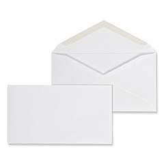 Universal Business Envelope, #6 3/4, Square Flap, Gummed Closure, 3.06 x 6.6, White, 125/Box (UNV35226)