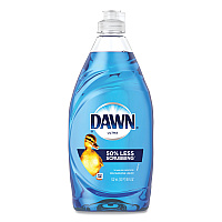 Dawn Ultra Liquid Dish Detergent, Original Scent, 18 oz Pour Bottle, 10/Carton (09403)