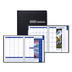 House of Doolittle Earthscapes Recycled Weekly/Monthly Appointment Book, Landscape Photos, 11 x 8.5, Black Soft Cover, 12-Month (Jan-Dec): 2023 (273)