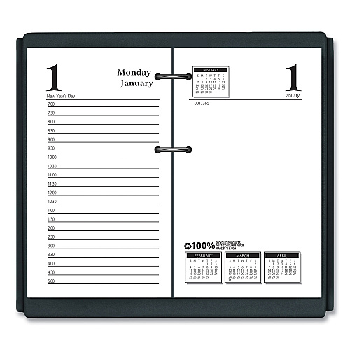 House of Doolittle Economy Daily Desk Calendar Refill, 3.5 x 6, White Sheets, 2023 (4717)