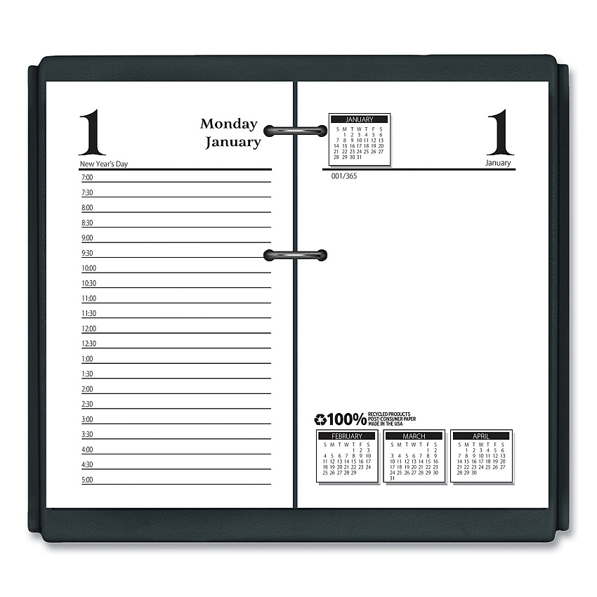 House of Doolittle Economy Daily Desk Calendar Refill, 3.5 x 6, White Sheets, 2023 (4717)