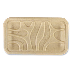 World Centric Fiber Trays, 4.8 x 8.3 x 0.7, Natural, Paper, 500/Carton (TRSC17SLFS)