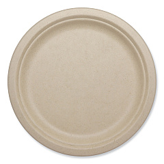 World Centric Fiber Plates, Plate, 10.1" Diameter, Natural, 800/Carton (PLSCU10LFP)