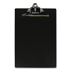 Saunders Aluminum Clipboard, 1" Clip Capacity, Holds 8.5 x 11 Sheets, Black (23517)