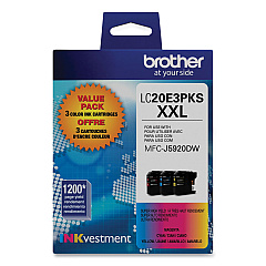 Brother LC20E3PKS Value Pack