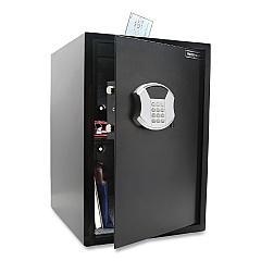 Honeywell Digital Steel Security Safe with Drop Slot, 15 x 7.8 x 22, 2.87 cu ft, Black (5107S)