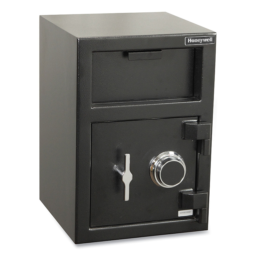 Honeywell Steel Depository Safe with Combo Lock, 14 x 14.2 x 20, 1.06 cu ft, Black (5911)