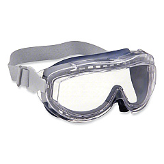 Uvex Flex Seal OTG Goggles, Clear HydroShield Anti-Fog/Anti-Scratch Lens, Clear/Navy/Gray Frame (S3400HS)