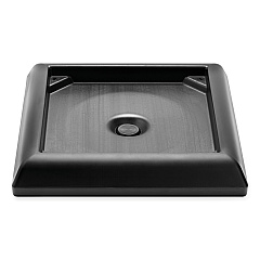 Rubbermaid Commercial Ranger Weight Base, 24.5" x 24.5", Black (9177BLA)
