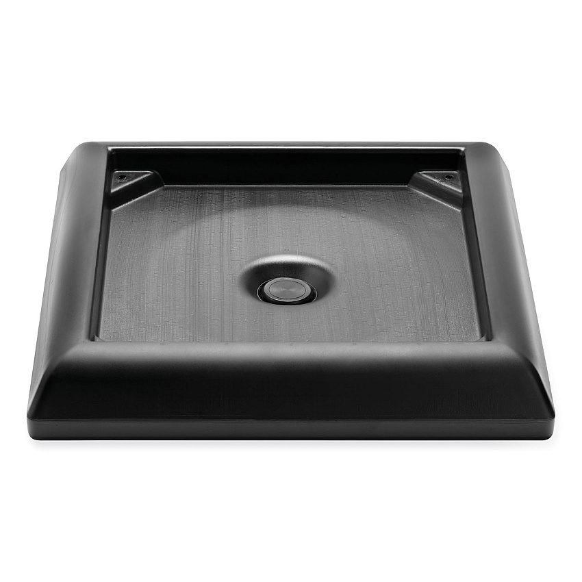 Rubbermaid Commercial Ranger Weight Base, 24.5" x 24.5", Black (9177BLA)
