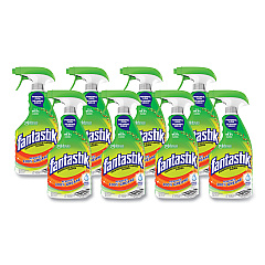 Fantastik Disinfectant Multi-Purpose Cleaner Fresh Scent, 32 oz Spray Bottle, 8/Carton (306387)
