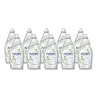 Ivory Dish Detergent, Classic Scent, 24 oz Bottle, 10/Carton (25574)