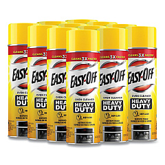 EASY-OFF Heavy Duty Oven Cleaner, Fresh Scent, Foam, 14.5 oz Aerosol Spray, 12/Carton (87979CT)