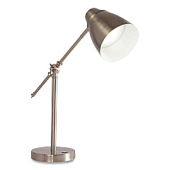 OttLite Wellness Series Harmonize LED Desk Lamp, 5" to 19" High, Silver (CS01SV9SHPR)
