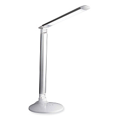 OttLite Wellness Series Command LED Desk Lamp with Voice Assistant, 17.75" to 29" High, Silver (CS59029SHPR)