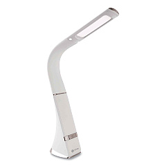OttLite Wellness Series Recharge LED Desk Lamp, 10.75" to 18.75" High, White (CS59089SHPR)