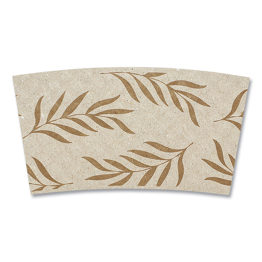 World Centric Hot Cup Sleeves, Fits 8 oz Cups, Natural, 1,000/Carton (SLPAME)