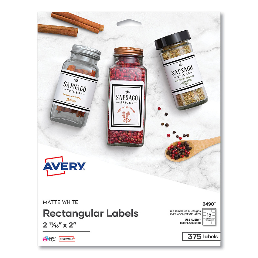 Avery 6490 Diskette Labels