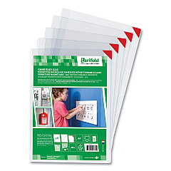 Tarifold Kang Magnetic Closure Repositionable Pocket, 14 x 11, Clear Frame, 5/Pack (P194750)