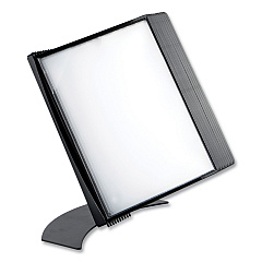 Tarifold Easy Load Desk Unit, 10 Sections, 20-Sheet Capacity, Black (EZD771)