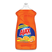 Ajax Dish Detergent, Liquid, Antibacterial, Orange, 52 oz, Bottle, 6/Carton (49860CT)