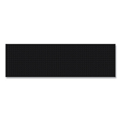 Apache Mills Absorba Select Entry Mat, Rectangular, 36 x 120, Pepper (032023)