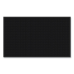 Apache Mills Absorba Select Entry Mat, Rectangular, 48 x 72, Pepper (022023)