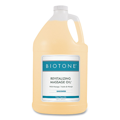 Biotone Revitalizing Massage Oil, 1 gal Bottle, Unscented (ROU1G)