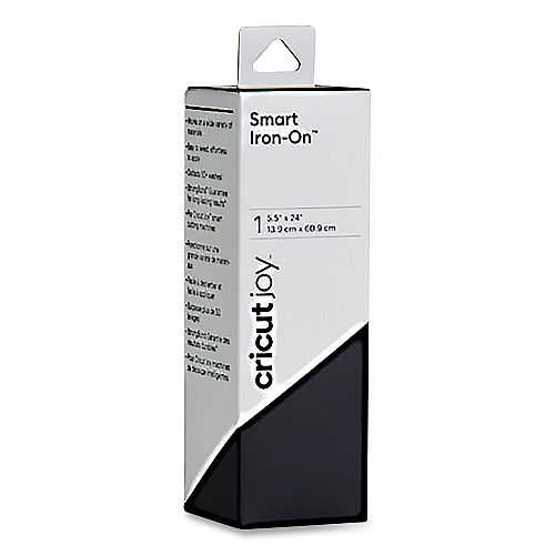Cricut Smart Iron-On Material for Fabric, 5.5 x 24, Black (2007202)