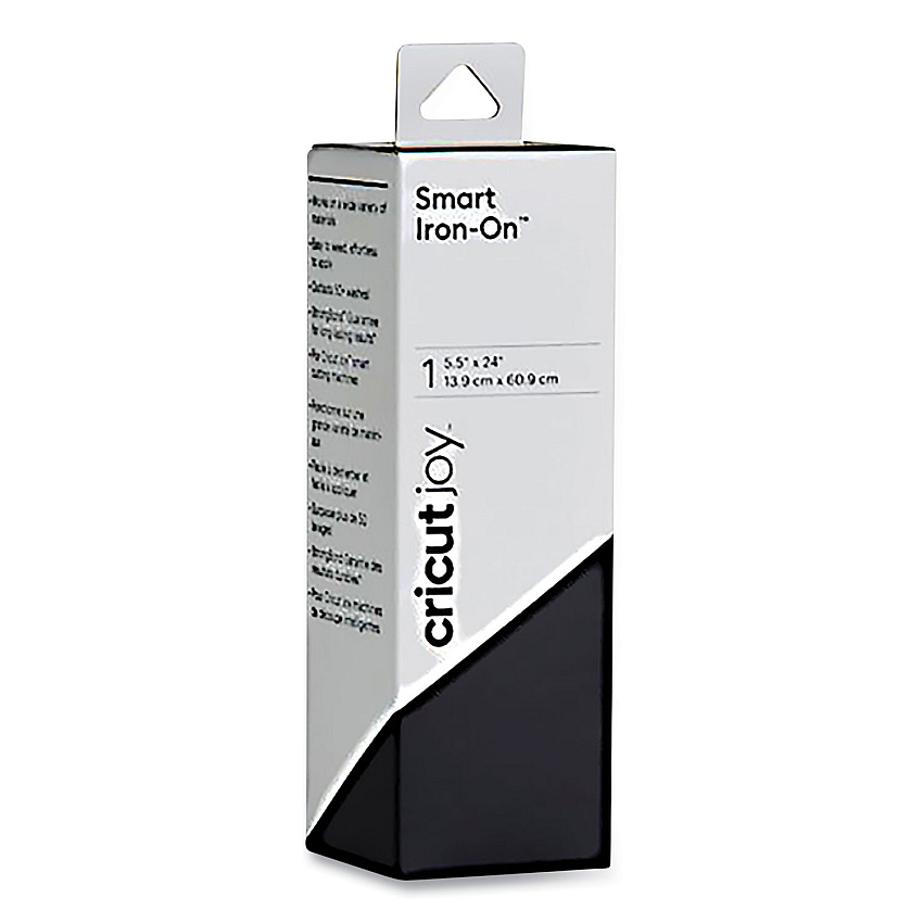 Cricut Smart Iron-On Material for Fabric, 5.5 x 24, Black (2007202)
