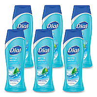 Dial Spring Water Body Wash, Spring Water Scent, 16 oz, 6/Carton (02653)