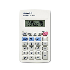 Sharp EL233SB Pocket Calculator, 8-Digit LCD