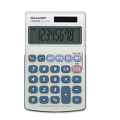 Sharp EL240SB Handheld Business Calculator, 8-Digit LCD (EL240SAB)
