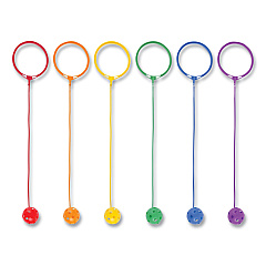Champion Sports Swing Ball Set, 5.5" Diameter, Assorted Colors, 6/Set (SBSET)