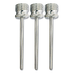 Champion Sports Nickel-Plated Inflating Needles for Electric Inflating Pump, 3/Pack (INB)