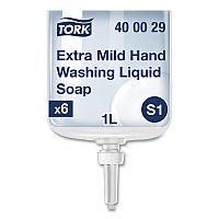 Tork Premium Extra Mild Soap, Unscented, 1 L Refill, 6/Carton (400029)