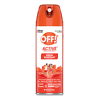 OFF! ACTIVE Insect Repellent, 6 oz Aerosol Spray, 12/Carton (334678)