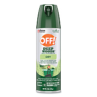 OFF! Deep Woods Dry Insect Repellent, 4 oz, Aerosol, Neutral, 12/Carton (315652)
