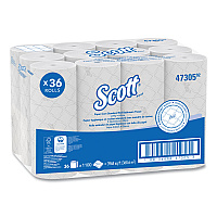 Scott Pro Small Core High Capacity/SRB Bath Tissue, Septic Safe, 2-Ply, White, 1100 Sheets/Roll, 36 Rolls/Carton (47305)
